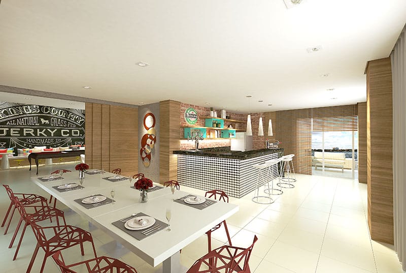 Gourmet lounge